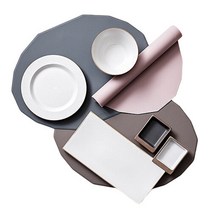 한샘 16각 실리콘 식탁매트 2P 테이블매트 실리콘매트, 한샘 0213851 매트BL