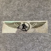 자전거데칼 자전거스티커 자전거커버 오토바이 개인 맞춤 윙 스티커 MBK 로고 장식 다채로운 레이저 반사 방수 전사 술 mbk에 대 한, Black-B