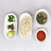550g 시원한 바지락칼국수 밀키트 (칼국수면+바지락+야채+소스포함)