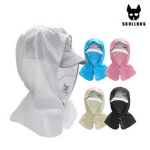 골프 후드형 햇빛가리개 자외선차단 마스크 모자, 옵션선택, 후드형 햇빛가리개 화이트