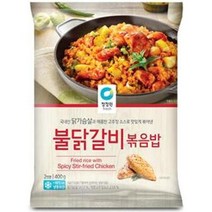 청정원 불닭갈비 볶음밥 400g, 9개, 9개