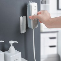 벽부착 소품정리 멀티탭 브라켓 리모콘걸이 만능 다걸어 만능걸이, No.01 멀티탭걸이 벽부착브라켓, No.01 멀티탭걸이 벽부착브라켓