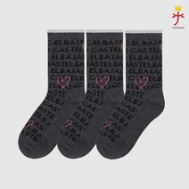 까스텔바작 필드 오브 드림즈 쿠션 크루삭스 그레이 S 3팩 CJCFDCRS-GR3, 단품