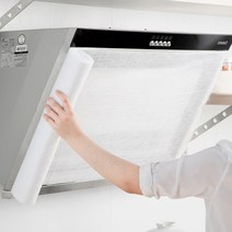 대용량 가스렌지 후드 커버 망 주방 필터 환풍기 렌지 가스레인지 청소 교체 기름튐방지 가드 난연 5M 10M, 길이