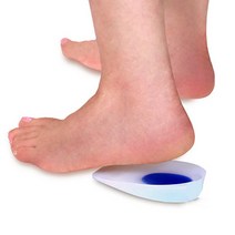 PG 남성 여성 충격방지 발 피로감소 족저근막염 방지 키높이 젤 깔창, 여성용(9.8cm), 1세트(2P)