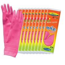 마미손 고무장갑 주름밴드 대, 대(L), 5개