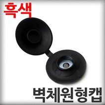 벽체원형캡 흑색 100개 직결나사캡 판넬벽체캡 육각머리나사캡 판넬용원형캡 샌드위치판넬 조립식판넬 패널