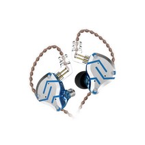 KZ ZS10 pro 이어폰 땀 방지 하이브리드 기술 유선 스포츠 이어 버드 휴대용 워킹 헤드셋 사운드 음악 핸즈프리 조깅 라이트 블루 (마이크 포함), 유형11
