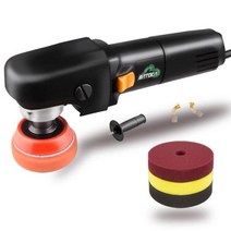 듀얼광택기 미니 로터리 자동차 폴리 셔 소형 폴리싱 세트 디테일링 용 왁싱 버퍼, Polisher K2+110 볼트 130 볼트