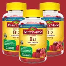 NatureMade VitaminB12 비타민B12 젤리 60구미 3개