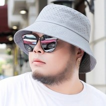 고어텍스버킷햇 고어텍스모자 부니햇 남자버킷햇 남성용 버킷 모자 태양 양면 파나마 블랙, 검은색, xxxl