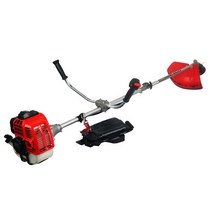 찬미자 42.7 CC 2hp 트리플 가스 파워 브러시 절단기 및 가스 직렬 잔디 깎기 2행정 잔디 깎기, red, 1개