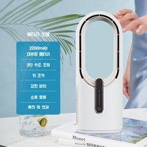 샤오미 선풍기 날개없는 탁샹용 휴대용 미니 무소음 무선 선풍기 가습 USB, F6 대용량 배터리