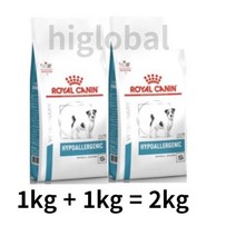 로얄캐닌 [정품] 하이포알러제닉 스몰독 1kg [최근제조상품], 2개, 2kg
