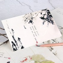 WEHAVE / 동양화 수묵화 그림 엽서 명화 셀프 인테리어 카페 촬영 소품 연하장, 동양화 A