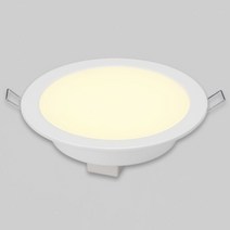 천지몰 LED 다운라이트 매입등 6인치 15W 전구색 노란빛