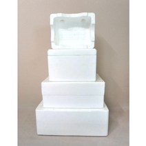 [소형/낱개] 택배 포장 아이스박스 스티로폼박스 소량 택배포장박스 아이스박스 스티로폴박스 추천 샘플용 다조은포장, 옵션1 ds-1호