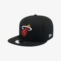 뉴에라 NBA 마이애미 히트 베이직 스냅백 블랙 70353247