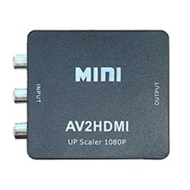 AV2HDMI 컨버터 레트로게임기 RCA 3선 컴포지트 변환기 AV to Hdmi, AV2HDMI 컨버터+전원아답터