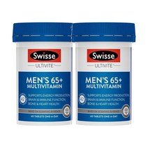 Swisse 스위스 남성용 멀티비타민 65+ Mens Multivitamin 65+ 60정, 2개