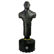 복싱 샌드백 스탠딩 권투 훈련 스탠드 더미 사람모양 킥, 실리콘 훈련용 더미 블랙