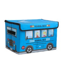 한수위 정리함 접이식 다용도 박스, 블루, 1개