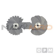 R 게이지 둥근 홈용 1EA 측정범위7.5~15mm/매수 32
