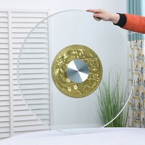 고급 가정 강화유리 돌림판 중국집 중식 회전판 회전 테이블 대형 중형 소형, 80CM  Jinsha내열형 공식 규격