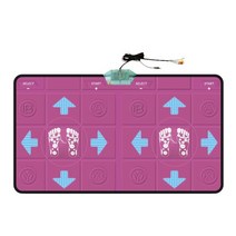 오락실펌프 오락기 가정용 DDR 펌프 게임 기계 춤추는 다이어트춤 담요 컴퓨터 이중 목적 춤 매트 미끄럼 방지 요가 요가 담요 63 및 100 곡 포함 9, 협력사, 핫 핑크