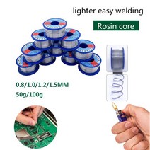 용접 와이어 일회용 라이터 납땜 용접 와이어 스테인레스 스틸 플럭스 코어 저온 구리 철 니켈 알루미늄, 01 1.5mm_01 50g