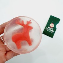 (10개) 1인용키트 크리스마스 비누만들기 키트 DIY 단체수업 복지관 미술, 트리볼 1인키트