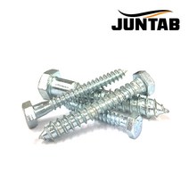 목재용 목나사 고지스크류 삼부 연부 1/4 1/2 3/8 인치, 3인치(75mm)