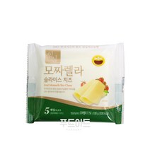 임실치즈 임실모짜렐라슬라이스치즈20g5장 신선포장무료 가온치즈, 1봉