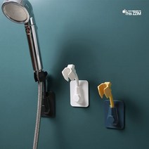 (이거찜)부착식 샤워기 홀더 각도 조절/샤워기거치대 샤워기홀더 옐로우, 20개