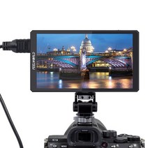 FEELWORLD CUT6S 터치 스크린 모니터 450nits 레코더 FHD IPS 4K 3G-SDI 카메라 6, 한개옵션0