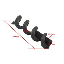 펠렛난로 펠렛 스토브 오거 200 500 600mm 목재 변환 키트 피더, 05 length 300