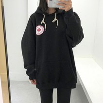 코튼홀릭 D CANADA 기모 오버핏후드 3color