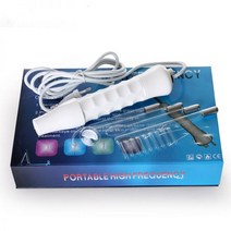 피부 EMS 고주파 얼굴 전극 유리 튜브 여드름 지팡이 스킨 케어 스팟 리무버 스파 기계, 04 EU   PLUG