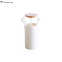DIY인테리어 이쑤시개 면봉 터치 케이스 수정화장 셀프메이크업 간편클렌징 무형광 친환경 멸균 눈썹올리기