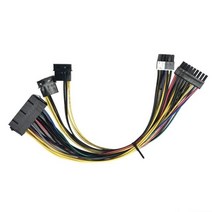 마더 보드 ATX 24 핀 + 듀얼 IDE 4 몰 렉스에서 18 10 어댑터 전원 케이블 (HP Z800 워크 스테이션 메인 용, 01 Photo color