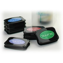 스탬프 유성잉크 - 원단 가죽 나무 유리, 41딥브라운