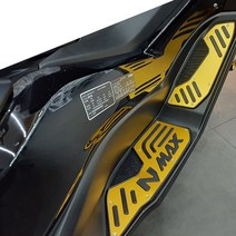 야마하 NMAX 125 21년 발판 스텝 바이커즈, 블루, 단품-발판