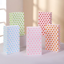 페이퍼백 종이봉투 츄러스봉투 조카용돈 제작 소봉투, 레드