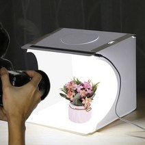 LED 포토박스 40Cm 30Cm 20Cm 셀프미니 스튜디오 사진 촬영박스 USB충전식, 30cm배경지 레드