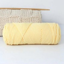 8 겹 100g 부드러운 발렌타인 코튼 원사 거친 양모 크로셰 우유 손 뜨개질 모자 스카프, 4