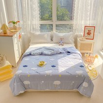 GRUASA 침구 편하다시원한여름이불 작은 레이스 에어컨 오리털 이불 이불 패딩 면 이불