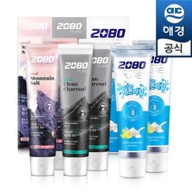 애경 2080 퓨어 치약(히말라야솔트/베이킹소다) 120gx6개, 히말라야 마운틴 솔트치약 120gx6개(핑크)