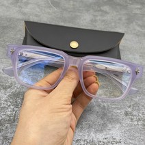 일본 수제 볼드한 뿔테 안경 테 아넬 형 스퀘어 레트로 빈티지 코받침 아세테이트 클리어 그라데이션 t23