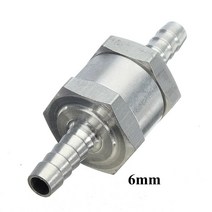스윙 체크 밸브알루미늄 합금 연료 비복귀 체크 밸브 기화기 도매 가격 1PC 6mm, 02 10mm