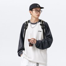 코디코치 남녀공용 와썹 맨투맨 골덴 코듀로이 스판 긴팔 티셔츠